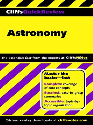 cover image of CliffsQuickReview Astronomy